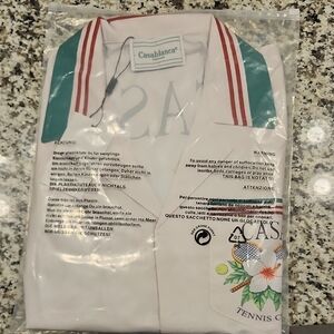 Casablanca White Tennis Club Shirt